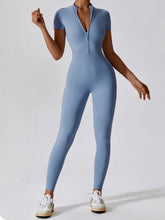 Air Cloud Langer Legging-Bodysuit mit Reißverschluss